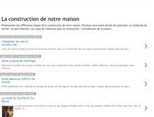 Tablet Screenshot of construction-de-ma-maison.blogspot.com