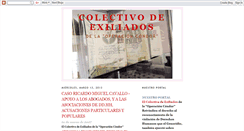 Desktop Screenshot of colectivodexiliados.blogspot.com