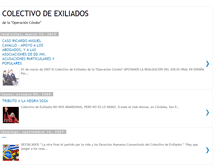Tablet Screenshot of colectivodexiliados.blogspot.com