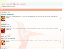 Tablet Screenshot of loveforallthingsmango.blogspot.com