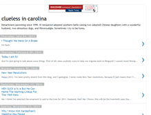 Tablet Screenshot of cluelessincarolina.blogspot.com