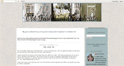 Desktop Screenshot of old-fashionedfarmhouse.blogspot.com