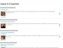 Tablet Screenshot of leaveit2leavitts.blogspot.com