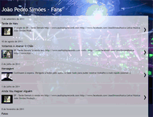 Tablet Screenshot of fanclubdojoao.blogspot.com