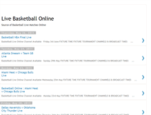 Tablet Screenshot of livebasketballvideostreaming.blogspot.com