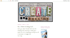 Desktop Screenshot of createbreathe.blogspot.com