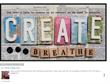 Tablet Screenshot of createbreathe.blogspot.com