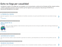 Tablet Screenshot of exitonollegaporcasualidad.blogspot.com