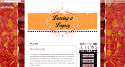 Desktop Screenshot of legacy-4-my-boys.blogspot.com