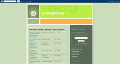 Desktop Screenshot of airfreightnow.blogspot.com
