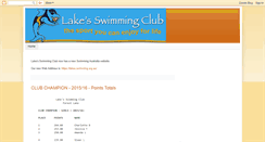 Desktop Screenshot of lakesswimclub.blogspot.com