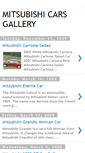Mobile Screenshot of mitsubishi-cars-gallery.blogspot.com
