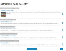 Tablet Screenshot of mitsubishi-cars-gallery.blogspot.com