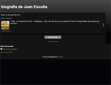 Tablet Screenshot of biografiadejuanescutia.blogspot.com