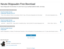 Tablet Screenshot of free-naruto-shippuuden-download.blogspot.com
