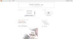 Desktop Screenshot of newlifee101.blogspot.com