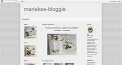 Desktop Screenshot of mariekes-bloggie.blogspot.com