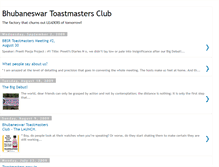 Tablet Screenshot of bhubaneswartoastmasters.blogspot.com