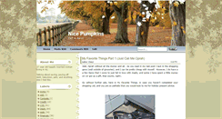 Desktop Screenshot of nicepumpkins.blogspot.com