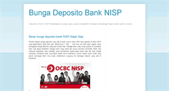 Desktop Screenshot of bunga-deposito-bank-nisp.blogspot.com