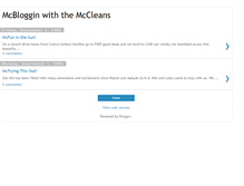 Tablet Screenshot of mcblogginwiththemccleans.blogspot.com