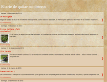 Tablet Screenshot of elartedequitarsombreros.blogspot.com