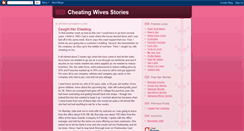 Desktop Screenshot of cheatingwivesstories.blogspot.com