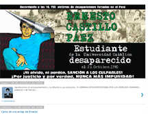 Tablet Screenshot of ernestocastillopaezpresente.blogspot.com