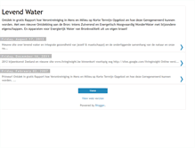 Tablet Screenshot of levend-water.blogspot.com