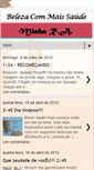 Mobile Screenshot of belezacommaissaude.blogspot.com