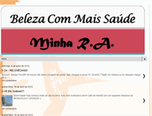 Tablet Screenshot of belezacommaissaude.blogspot.com