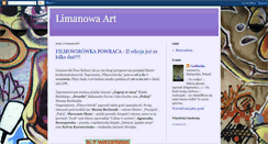 Desktop Screenshot of limanowaart.blogspot.com