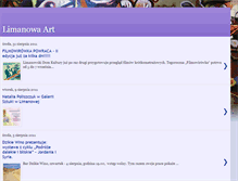 Tablet Screenshot of limanowaart.blogspot.com