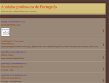 Tablet Screenshot of aminhaprofessoradeportugues.blogspot.com