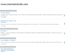 Tablet Screenshot of cinematicbride.blogspot.com