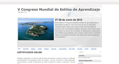 Desktop Screenshot of congresoestilosdeaprendizaje.blogspot.com