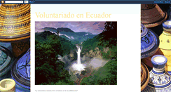 Desktop Screenshot of experienciaecuador.blogspot.com