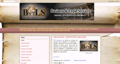 Desktop Screenshot of blsabogados.blogspot.com