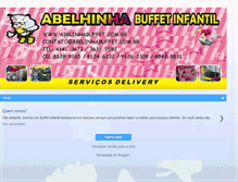Tablet Screenshot of abelhinhabuffetinfantil.blogspot.com