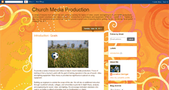 Desktop Screenshot of churchmediaproduction.blogspot.com