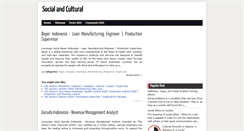 Desktop Screenshot of culturesocial.blogspot.com