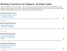 Tablet Screenshot of birthdaycommentsandcodes.blogspot.com