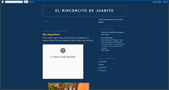 Desktop Screenshot of elrinconcitodejuanito.blogspot.com