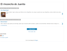 Tablet Screenshot of elrinconcitodejuanito.blogspot.com