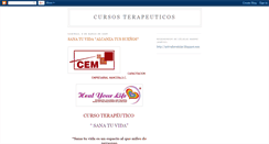 Desktop Screenshot of curso-sanatuvida.blogspot.com