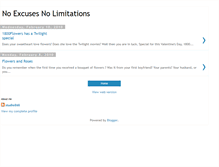 Tablet Screenshot of noexcusesnolimitations.blogspot.com