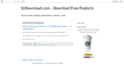 Desktop Screenshot of downloadfreeproducts.blogspot.com