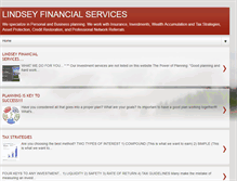 Tablet Screenshot of lindseyadvisors.blogspot.com