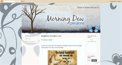 Desktop Screenshot of morningdewcreations.blogspot.com