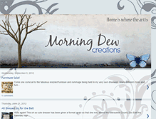 Tablet Screenshot of morningdewcreations.blogspot.com